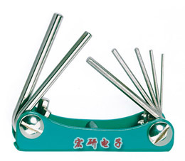 950/7 KM Hex Key Set, Metric